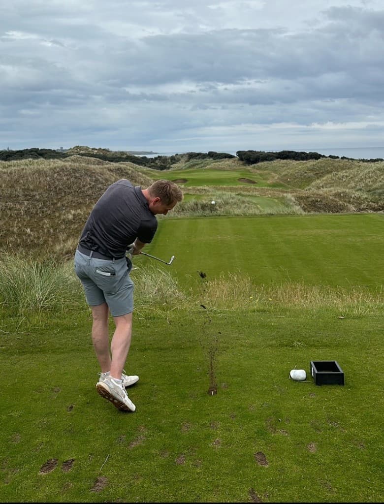 Golf coaching on the course at West Berkshire